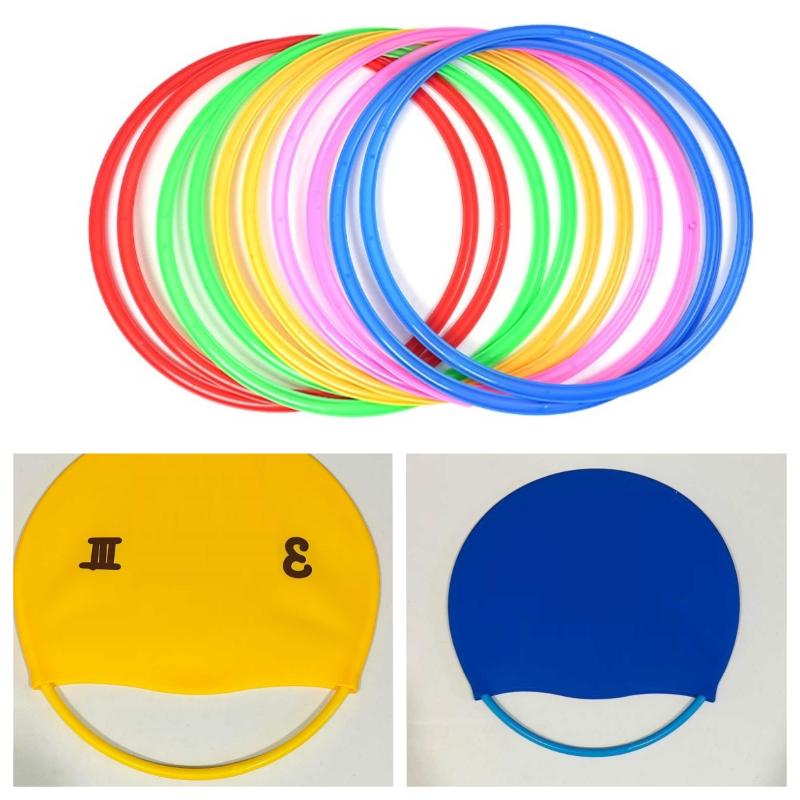 5 Pack Swimming Cap Storage Rack Holder Easy Hanging Color Mixing Design for Home Swim Pool Bathroom Organizer Use