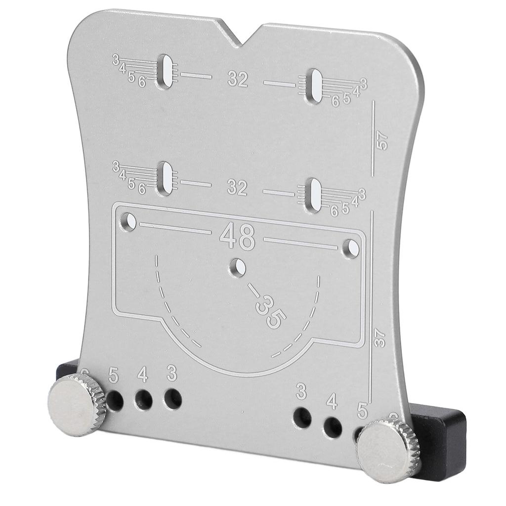 35mm Hinge Hole Opener Aluminum Alloy Quick Positioning Hinge Drilling   Locator and Drill Bit Set