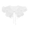 Белый Женский Кружевной Воротник Аксессуары для Одежды Платье Блузка Декор Накидка Ложные Воротники