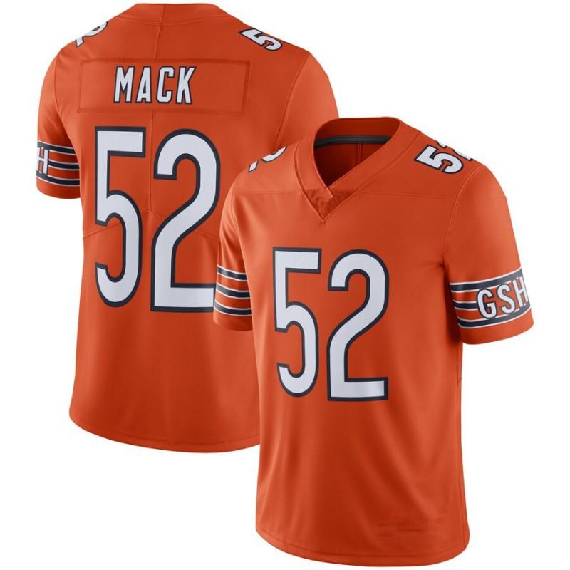 Chicago Bears Football Jersey - 52 MACK 1 FIELDS 18 WILLIAMS Mens Sports Game Uniform