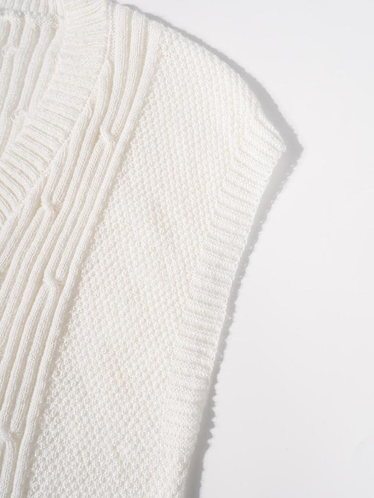 Women's Loose Sleeveless Knitted Sweater Vest - Autumn/Winter 2025 Collection