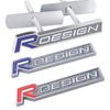 1pcs 3D Metal Car Badge Sticker/Gutter Body Trunk Decoration Car Accessories for Volvo V40 V50 S40 S80 XC60 S90 XC90 C40 RDESIGN