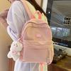 Children's Primary School Students Girls Kindergarten Solid Color Backpack Middle School Students Backpack