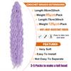 3Pcs/Lot Pink Ariel Curls Braiding Hair Extensions 22 30" Synthetic Loose Water Wave Twist Hair Ombre Grey Purple Crochet Braids