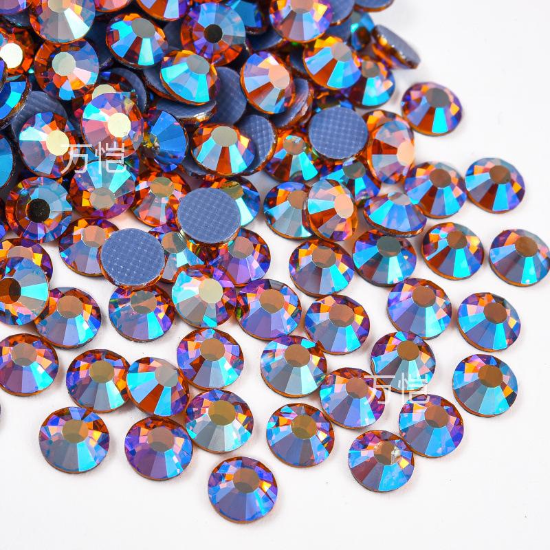 Серия Yellow Glass Hot Drill, Термоплавкий клей для нижней части кристалла, имитация австрийского горячего сверла, украшение для одежды своими руками из стразов