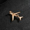 New Fashionable Airplane Brooch Is Versatile High-end and Sophisticated  It Is A Men's Decorative Accessory  A Suit Brooch and A Brooch for Trendy Men
