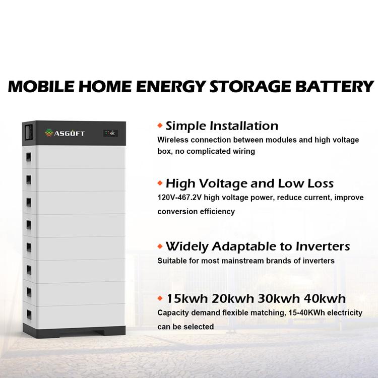 High Voltage 15kwh 20kwh Lifepo4 Battery 100Ah 30kwh 40kw Home Energy Storage Battery Solar Storage System Portable Generation