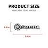 AAAAN1 Car Styling Decal Aluminum interior Speaker Audio Sticker For Skoda Octavia Fabia Superb Kamiq Kodiak Yeti Karoq Octavia RS
