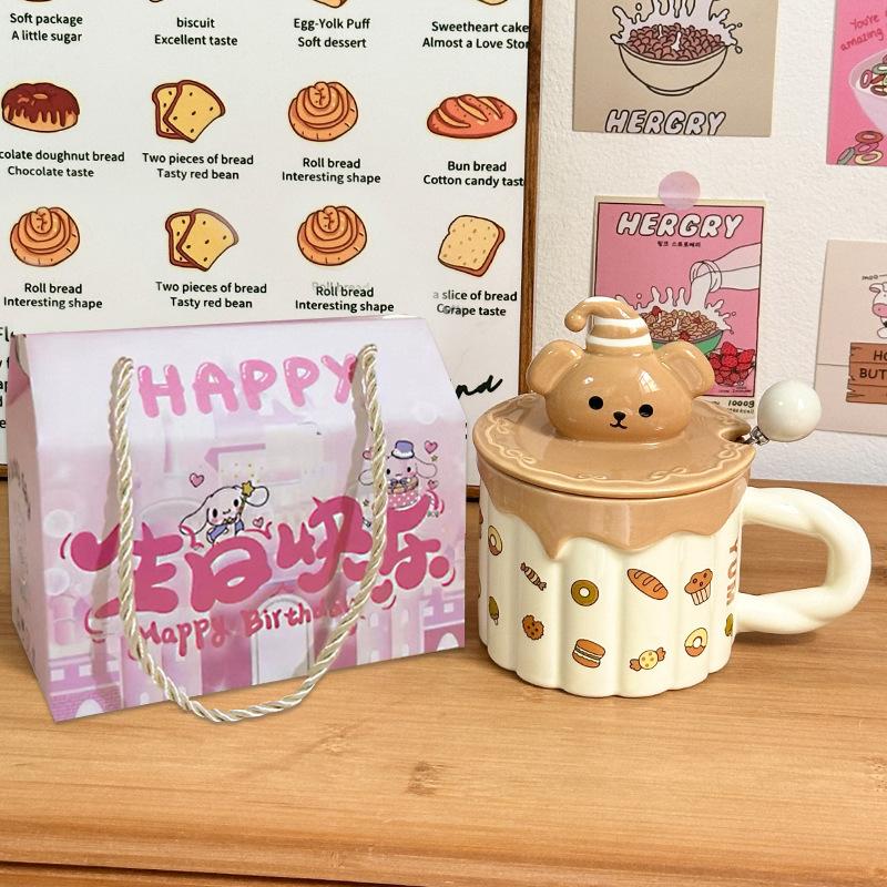 Strange Ceramic Cup Souvenir Creative Mug Birthday Gift Water Cup Girls High Value Couple Cup