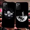 Чехол для телефона Moon Astronaut для Samsung Note 5 7 8 9 10 20 pro plus lite ultra A21 12 72