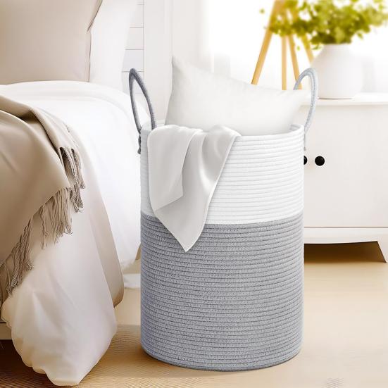 Корзина для грязного белья большой вместимости, прочная корзина для хранения игрушек и одеял