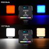 Andoer W64RGB Мини-клипса RGB-видеолампа для мобильного телефона, заполняющая лампа, планшетный компьютер, видеоконференция