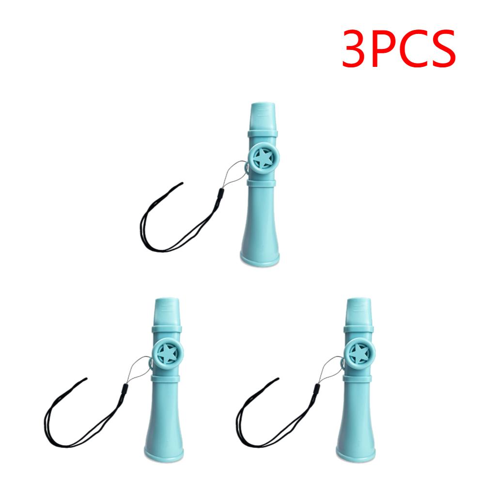 1-3 шт. Музыкальные инструменты с ремешком Смешной музыкальный свисток Пластиковый мундштук дуду Флейта для детей и взрослых