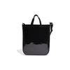 Adidas Originals Laser Gradient Letter Logo Multi-Functional TPU Crossbody Bag Unisex Tote Bag Black H17992