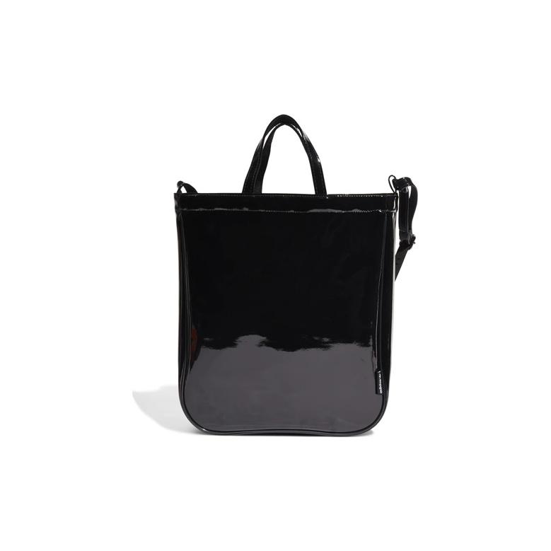 Adidas Originals Laser Gradient Letter Logo Multi-Functional TPU Crossbody Bag Unisex Tote Bag Black H17992