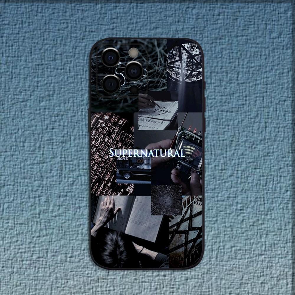 Чехол для телефона Дин Винчестер S-Supernaturals Для iPhone 16,15,14,13,12,11,Pro,X,XS,Max,XR,Plus,Mini Мягкий Черный Чехол