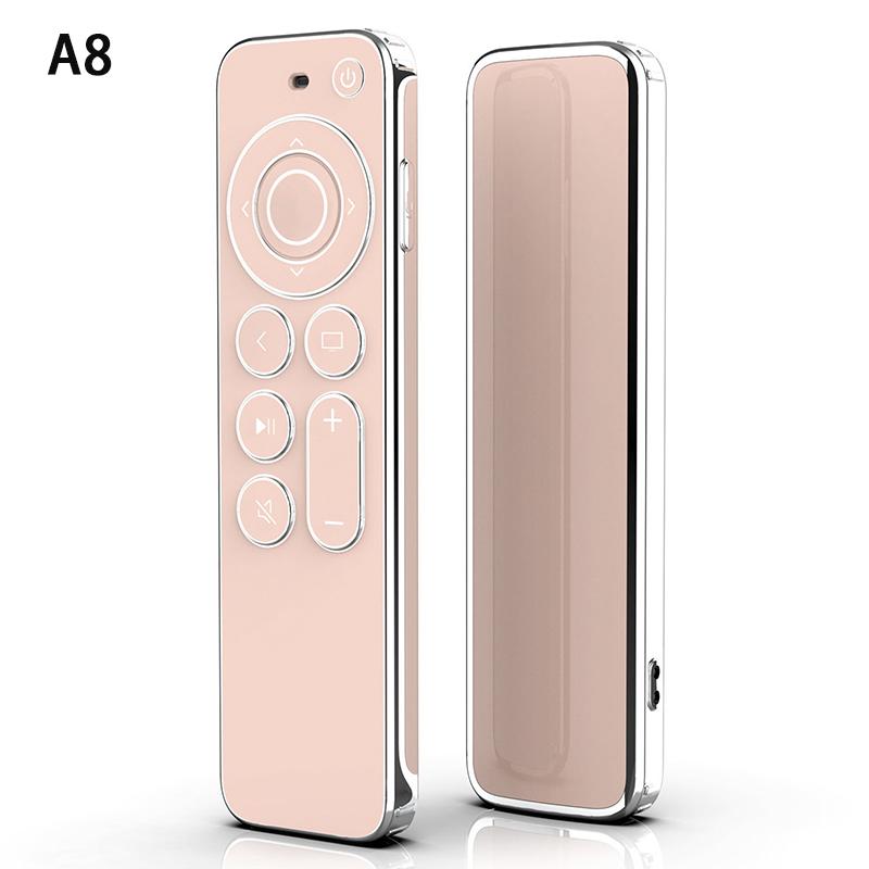 Чехол Tpu Silver Edge, совместимый с пультом дистанционного управления Apple TV 4K/Hd, предотвращает появление царапин, защищает от падений, прозрачный защитный чехол