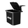 Car Trash Can Portable Hanging Vehicle Garbage Case Stickers For Jeep Wrangler Grand Cherokee Renegade Tyre Stem Air Caps AKT1