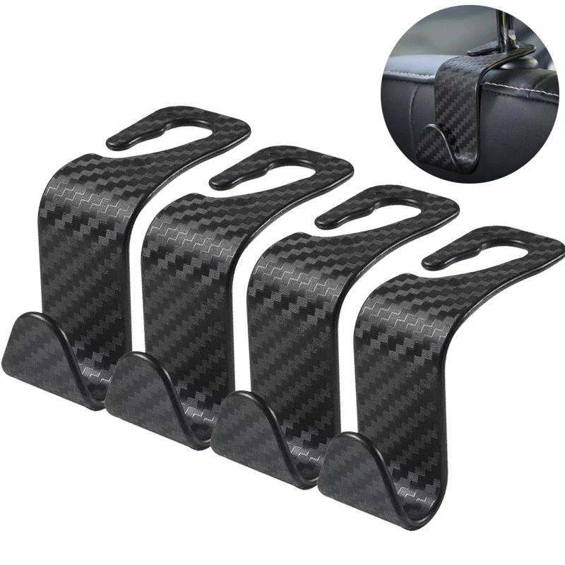 Car Seat Hooks Headrest Storage Hanger Car Interior Hanging Hook Back Seat Organizer Holder Auto Interior Hooks Accessories