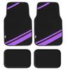 Group Purple Car Floor 65 X 33 X Universal Full Set of Carpets and Faux Leather for and Trucks Imported from F14501PURPLE (FH International)