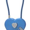 063U Кодовый замок Водонепроницаемый сбрасываемый рюкзак из цинкового сплава в форме сердца с паролем и навесным замком