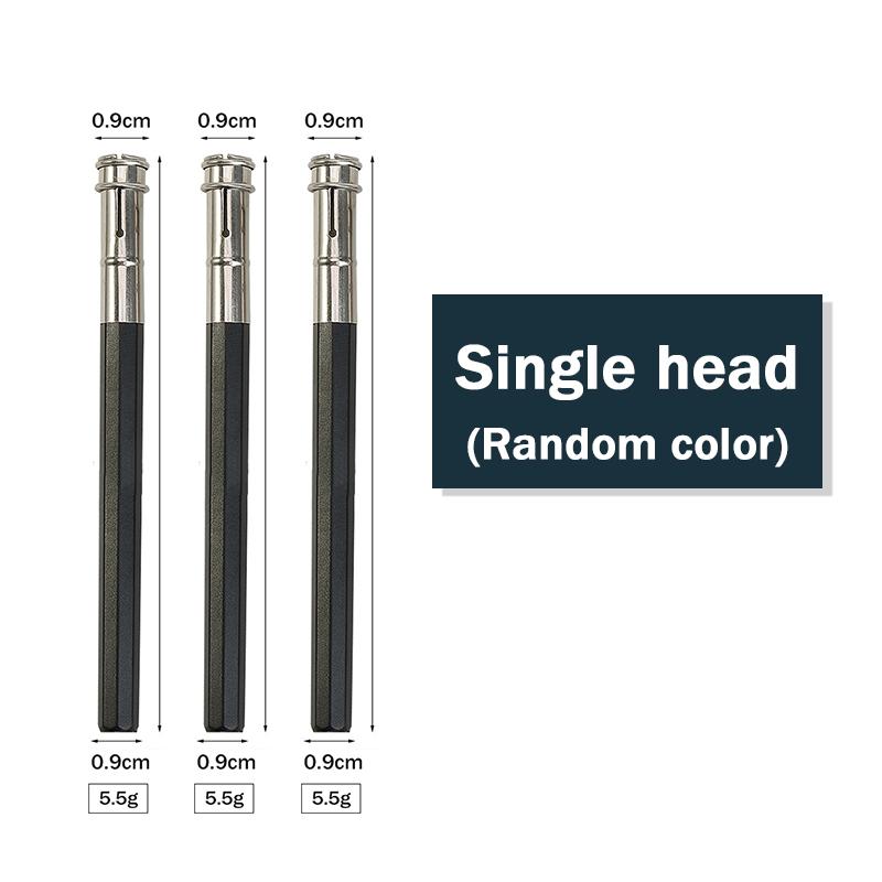 Регулируемый держатель-удлинитель для карандашей с одной/двумя головками, металлический/деревянный удлинитель, круглые/треугольные/шестиугольные карандаши, держатель для ручек