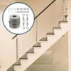 Heavy Duty Stainless Steel Cable Rope 304 Stainless Steel Garden Railing Wire  Outdoor Tent