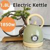 1.8L Retro Electric Kettle, Electric Water Boiling Kettle , Rapid Boiling Electric Teapot 220V Baked Paint