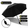 UV Protective Black Folding Sun Umbrella - Anti-Ultraviolet Women's Sunshade with Custom Logo