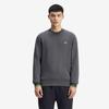 Толстовка Fred Perry [Baseline] с круглым вырезом - Якорно-серый/Теннисный мяч Желтый Afpm2537535-58A