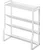 Башня Ямадзаки Тонкая Специи 4 Ш24 x x Гладкая 8144 Стеллаж, Ярусы, Белый, Прибл.. D9.5 H26.7см, Доступ,