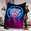 1pc Seven Deadly Sins1 Theme Soft Flannel Throw Blanket - Digital Print, Polyester, Cozy for All Seasons, Perfect for Outdoor, and Travel