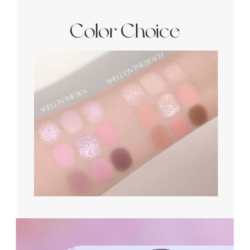 HOLIKA HOLIKA Моя любимая палетка теней для век Mood Like Shell Collection - 2 типа