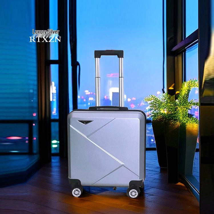 18" Дорожный чемодан ручной клади с универсальными колесами и замком, Прочный чемодан на колесиках для студентов, Доступна 20" версия