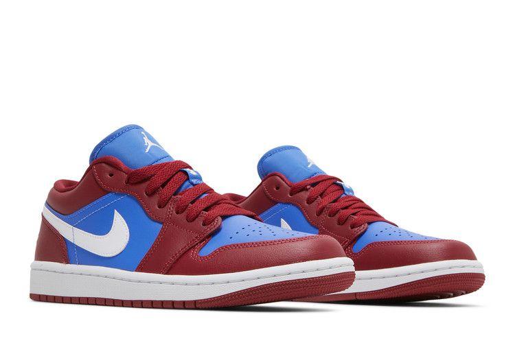 Jordan 1 Низкий Гранат Средне-Синий (Женский)