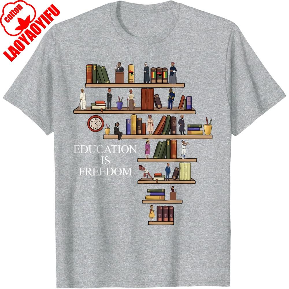 Black History Month Black Leaders African American Pride TShirt Shortsleeved Men Unisex Clothes Streetwear Summer T Shirt