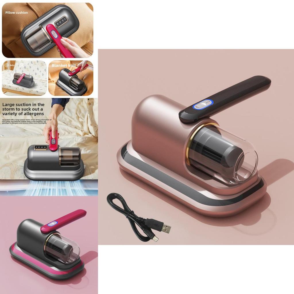 Беспроводной ручной пылесос для уборки пылевых клещей с УФ-стерилизацией для домашнего использования