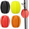 Durable 4Pcs Silicone 5 Holes Rubber Rod Holder Protection Rubber Fishing Rod