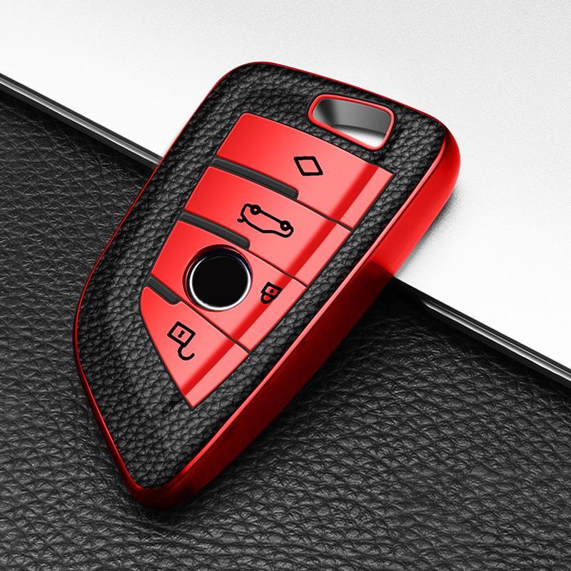 Кожаный чехол для ключей из ТПУ с дистанционным управлением для Bmw G30 F30 F20 F10 X1 2 серии 1 3 5 6 7 X3 X2 X6 X5 X6 X4 Z4 M5, чехол для ключей автомобиля без ключа
