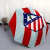 1pc Atletico Madrid Umbrella, Sun Protection, And UV Shielding. It Has Eight Sturdy Ribs for Outdoor Use And Perfect As a Holiday Gift
