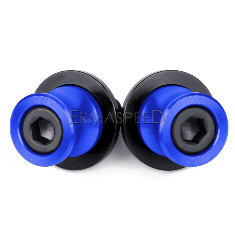 Для Z1000 Z900 Z750 Z250 NINJA250 Z50L ER6N катушки маятника мотоцикла задняя подставка винты ползунки M8 M10 алюминий с ЧПУ