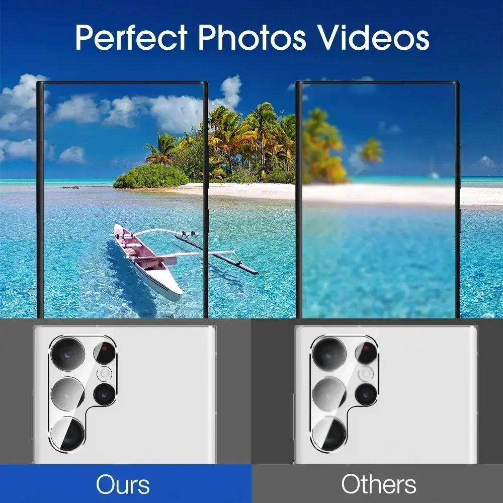 9H Camera Lens Protector For Samsung Galaxy S26 S25 S24 S23 Ultra S23FE Lens Cover Tempered Glass for Samsung S26U S25Ultra 4