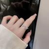 Кольцо-бабочка с цирконами женское нишевый дизайн указательный палец простое кольцо мода личность открытое кольцо ретро высокая чувственность