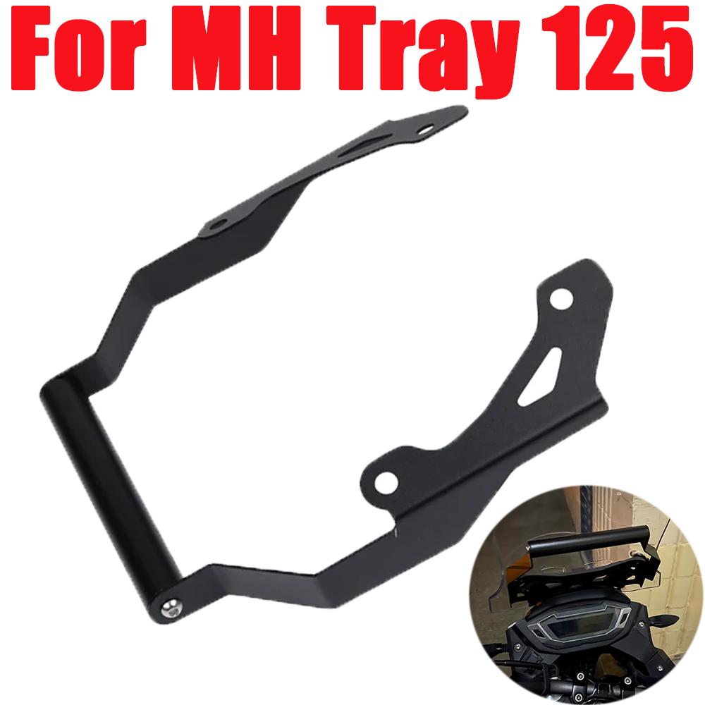 Mobile Phone Stand Holder Support GPS Navigation Bracket Mounting For Motorhispania MH Tray 125 Tray125 Motorcycle Accessories