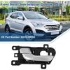 Motoforti Передняя левая внутренняя ручка двери для Hyundai Santa Fe 2013-2018 Внутренняя ручка двери № 826102W000 Черный серебристый тон 1 шт.