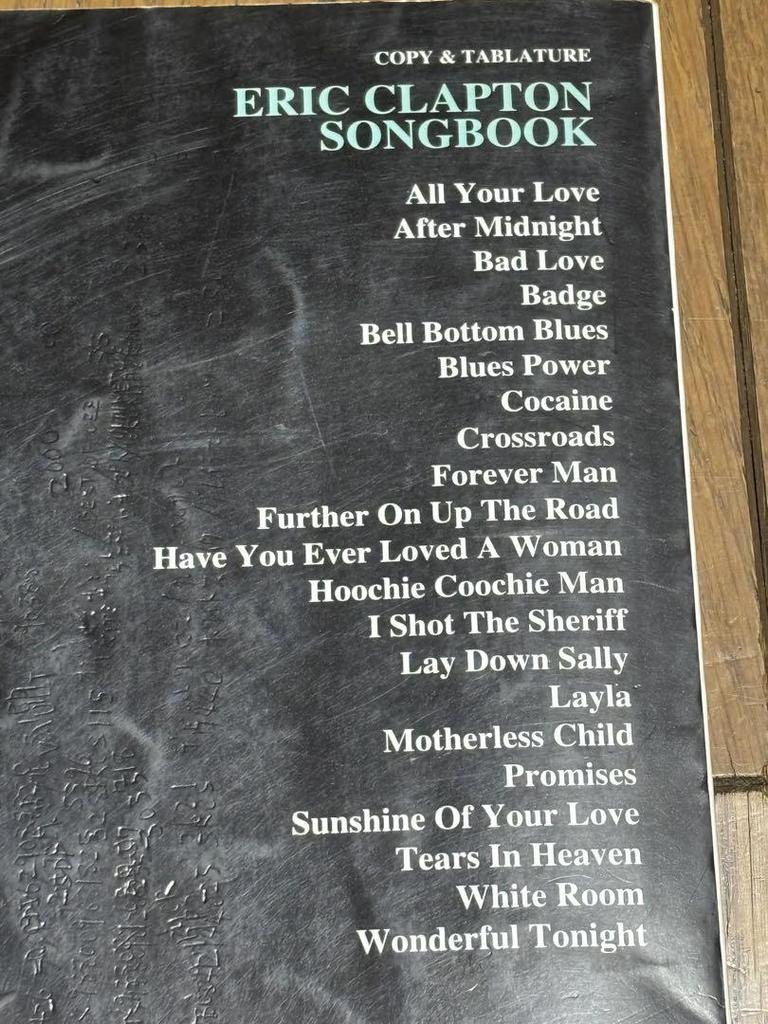 [Б/У] Книга песен и табулатур Эрика Клэптона