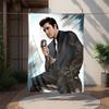 Elvis Flannel Blanket Soft Warm All-Season Throw, Design for Camping, Car Travel, Hiking Sofa, Bed, Office Perfect Gift for Parties