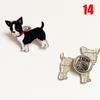 1PC Cartoon Pendant Dog Jewelry Dogs Brooches Pins Dachshunds Corgi Badge Decorated Cute Brooches