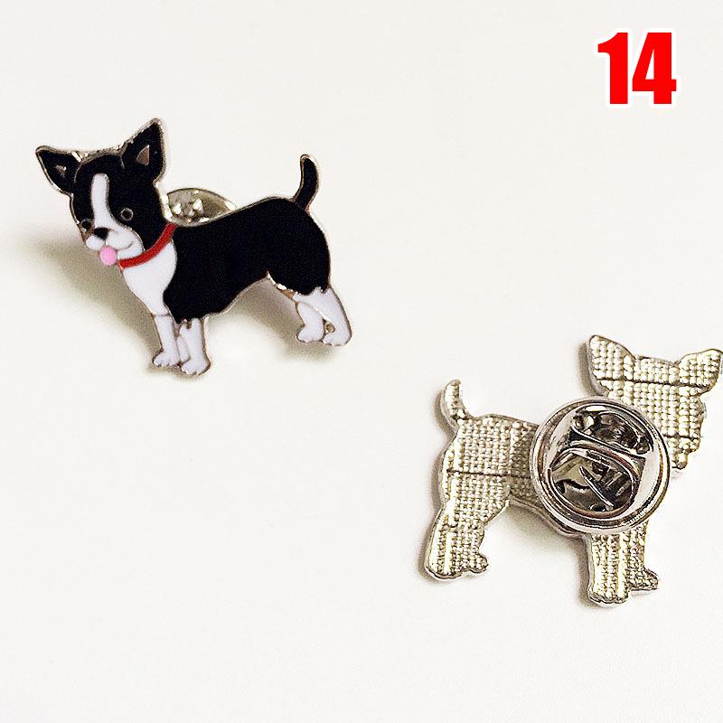 1PC Cartoon Pendant Dog Jewelry Dogs Brooches Pins Dachshunds Corgi Badge Decorated Cute Brooches