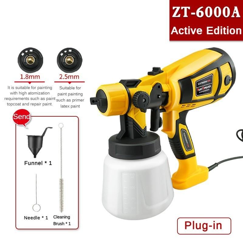 Электрический краскопульт высокой мощности 150 Вт Высокое микрораспыление и теплоотвод Оборудование для распыления краски Защита от обратного потока Литий-ионный аккумулятор Распылительная машина